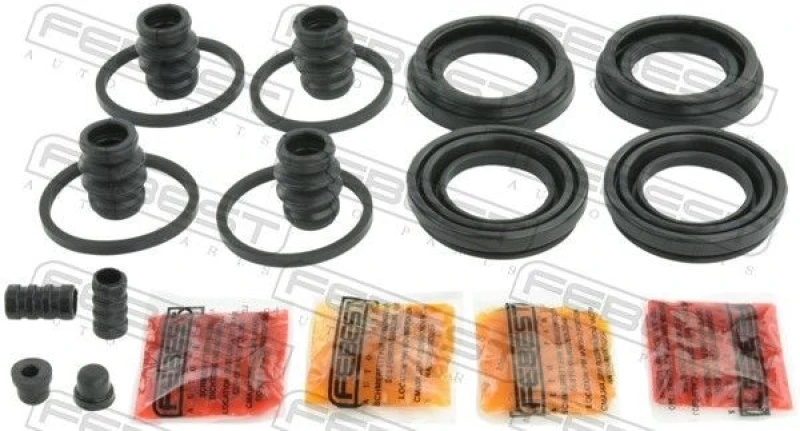 Image of FEBEST 0275-A32F Brake Caliper Repair Kit Front Axle Repair Kit,brake caliper (405)