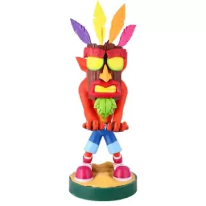 image of Crash Bandicoot Aku Aku Cable Guy 8" Controller and Smartphone Stand