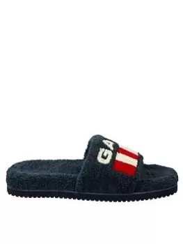 Image of GANT Miltoon Homeslipper, Navy, Size 44, Men