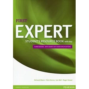 Image of Expert First 3rd Edition Student's Resource Book with Key by Nick Kenny (Paperback, 2015)