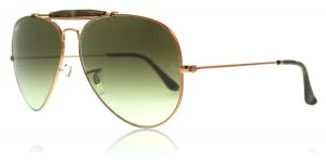 Image of Ray-Ban Outdoorsman II Sunglasses Shiny Medium Bronze 9002A6 62mm