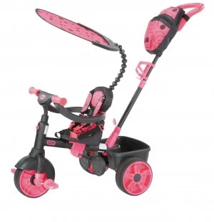 image of Little Tikes 4 in 1 Deluxe Trike Neon Pink