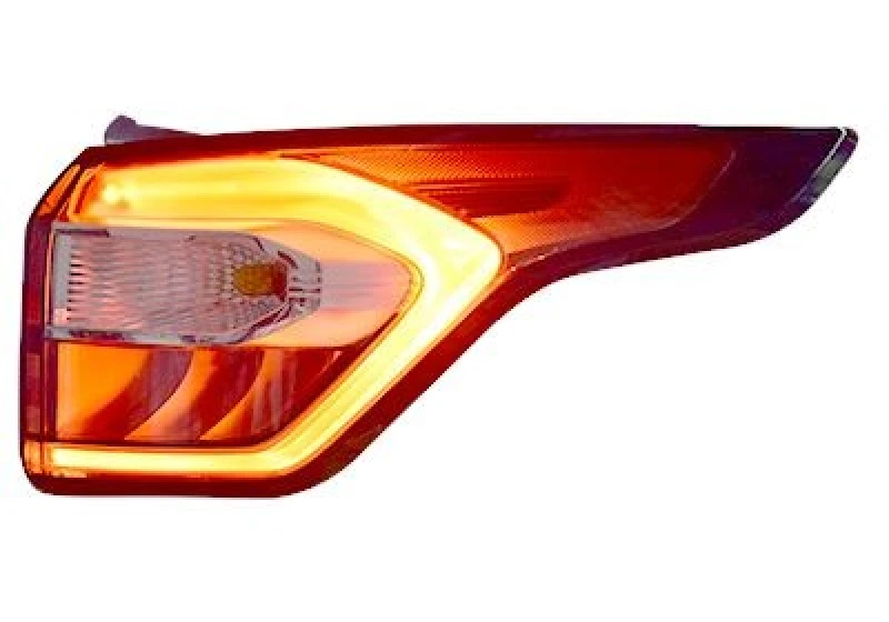 Image of VAN WEZEL 1907926 Rear light Outer section, with bulb holder, Right Combination Rearlight (391)