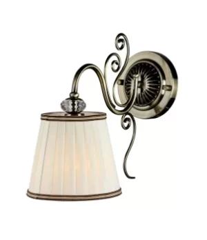 image of Vintage Wall Lamp Bronze Antique, 1 Light, E14