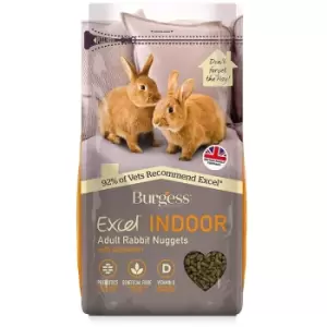 Burgess Excel Indoor Rabbit Nuggets Pet Food 1.5kg