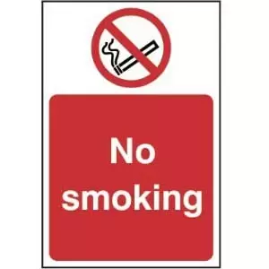 image of No smoking - Sign - PVC (100 x 150mm)