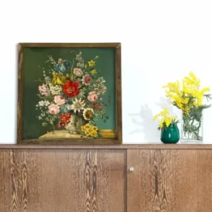 Image of MZM808 Multicolor Decorative Framed MDF Painting