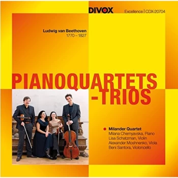 image of Beethoven Piano Trios & Quartets - Ludwig Van Beethoven: Pianoquartets-trios CD