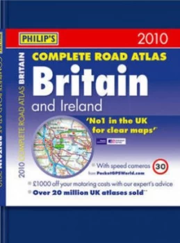 Image of Philips Complete Road Atlas Britain and Ireland 2010 by Great Britain Hardback