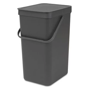 image of Brabantia 16L Sort & Go Bin - Grey