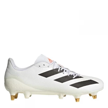 Image of adidas Adizero RS7 SG Rugby Boots - White/Black/Red