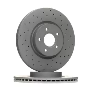 Image of ZIMMERMANN Brake disc FORD,VOLVO 610.3709.52 1368548,1384290,274521 Brake rotor,Brake discs,Brake rotors 2745214,31262720,31302573,31329122,31341644
