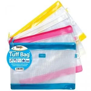 image of Tiger Tuff Bag A4 Brite Colours