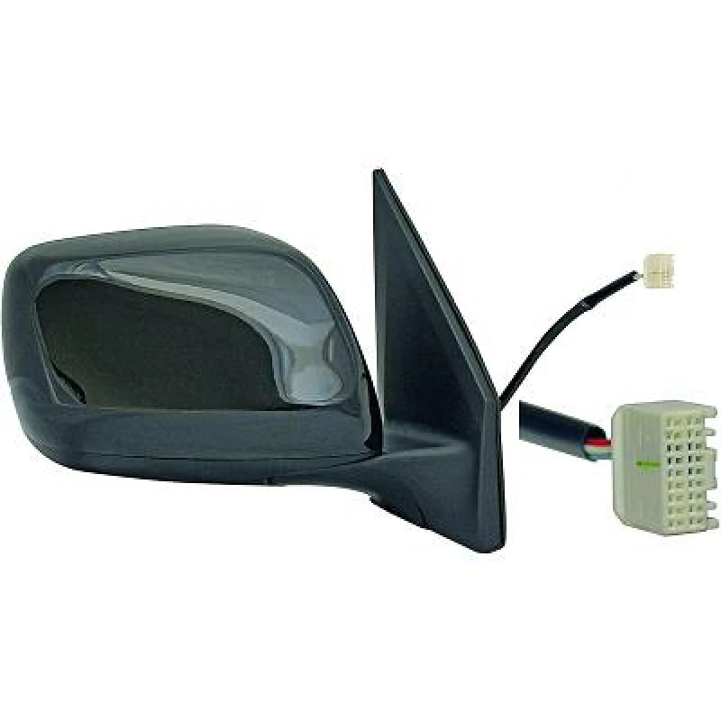 Image of DIEDERICHS 6674926 Wing mirror Right, black, Heatable Outside Mirror (50)