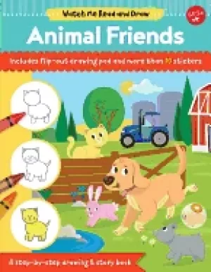 Image of watch me read and draw animal friends a step by step drawing and story book