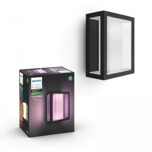 Image of Philips Hue Impress White and Colour Ambience Outdoor Wall Light (Wide