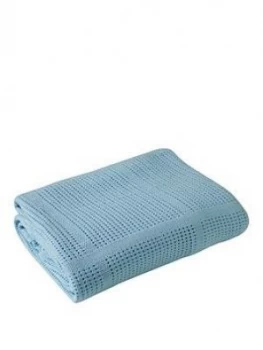 Image of Ladybird Cellular Blanket - Pram/Moses, White