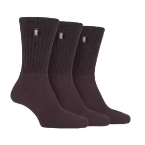 image of Jeep 3 Pack Vintage Boot Socks Mens - Brown