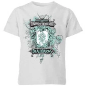 image of Harry Potter Triwizard Tournament Beauxbatons Kids T-Shirt - Grey - 11-12 Years