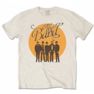 Image of The Band Circle Loge Mens Sand T Shirt: Small