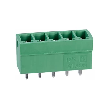 image of 1803455 MCV 1,5/ 5-G-3,81 5 Way Terminal Block Header 8A 3.81mm - Phoenix Contact