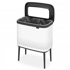 image of Brabantia Bo Laundry Bin 60 L - White