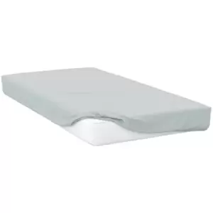 Image of Belledorm 200 Thread Count Egyptian Cotton Fitted Sheet (Kingsize) (Thyme) - Thyme