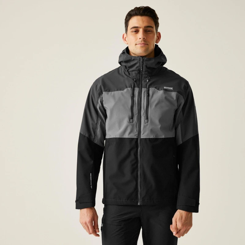 Image of Waterproof jacket Regatta Maland II Gris Male XL