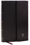 Image of nkjv compact paragraph style bible w 43 000 cross references Black leatherf