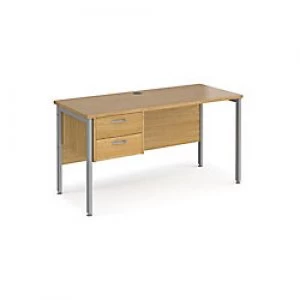 Image of Maestro 25 H-Frame with 2 Drawer Pedestal 600mm