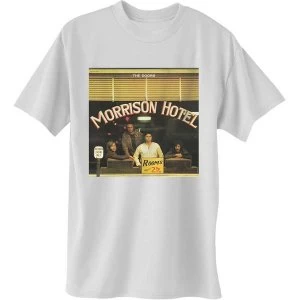 Image of The Doors - Morrison Hotel Unisex Large T-Shirt - White