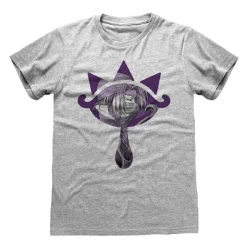 Image of Legend Of Zelda - Sheik Logo Unisex Large T-Shirt - Grey