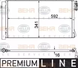 Image of Condenser Air Conditioning 8FC351302-621 by BEHR