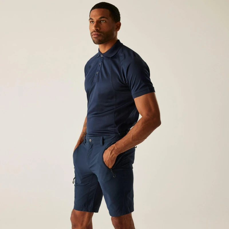 Image of Regatta Mens Prolite Stretch Shorts Navy male 28