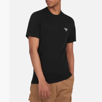 Image of Barbour Beacon Mens Small Logo T-Shirt - Black - L