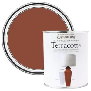 Image of Rust-Oleum Natural Effect Terracotta Matt Multi Surface Special Effect Paint, 250Ml