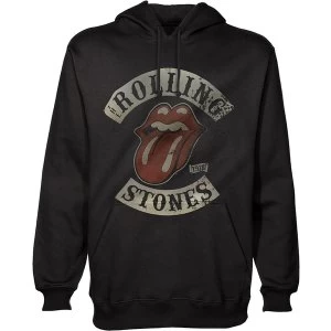 Image of The Rolling Stones - 1978 Tour Unisex Large Pullover Hoodie - Black