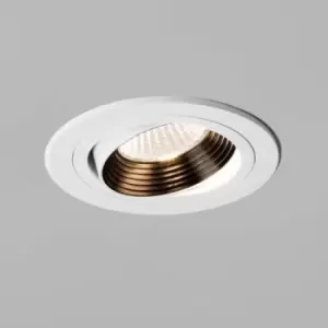 image of Aprilia LED Tiltable Recessed Spotlight Matt White, Fire Rated