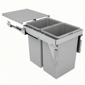 Image of Stanto 40 Waste Bin for 400mm Base Unit 2 x 24L Bins