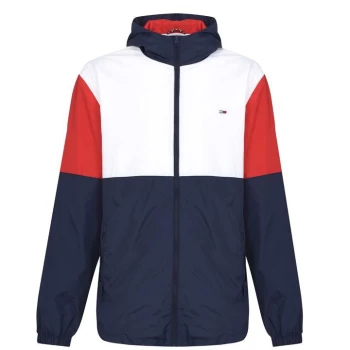Image of Tommy Jeans Colour Block Wind Breaker Jacket - YBR Multi