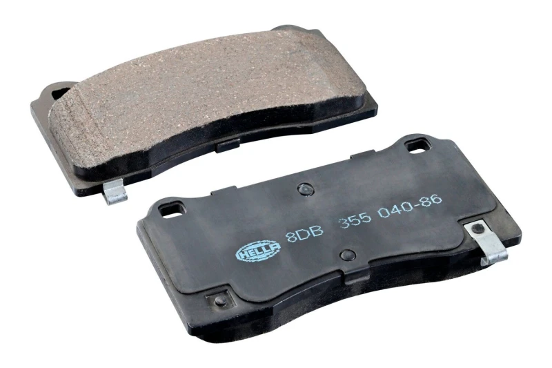 Image of HELLA Brake pad set HELLA 8DB 355 040-861