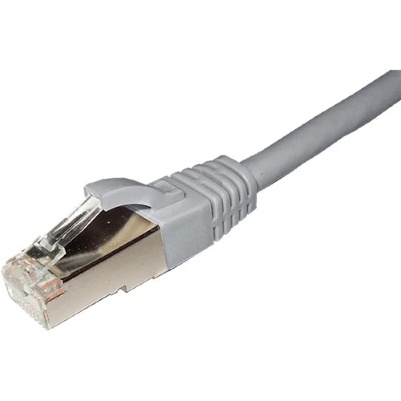 Image of Cablenet 0.5m Cat6 RJ45 Grey F/UTP LSOH 26AWG Snagless Booted Patch Le