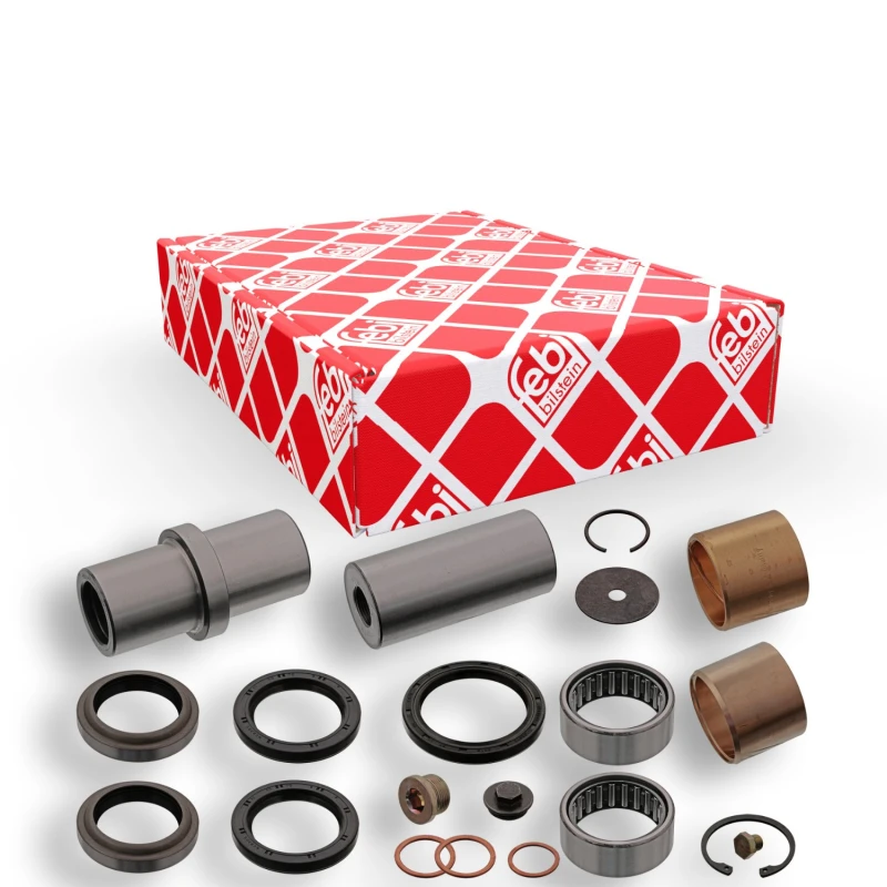 Image of FEBI BILSTEIN 11191 Repair Kit, stub axle pin Lower Front Axle, OE Turbo NEW Repair Kit,stub axle pin (652)