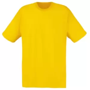 image of Fruit Of The Loom Mens Screen Stars Original Full Cut Short Sleeve T-Shirt (2XL) (Sunflower)