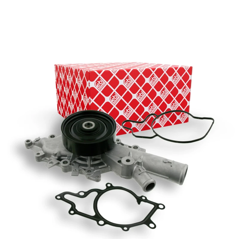 Image of FEBI BILSTEIN 24206 Water pump Cast Aluminium, with gaskets/seals Cast Aluminium Water Pump (1260)