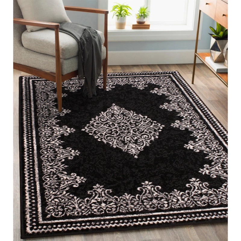 Image of Rugstyle TRADITIONAL POLY DOUGLAS Black unisex 160x230cm