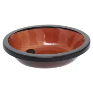 Image of Interiors By Ph Glass Soap Dish - Brown