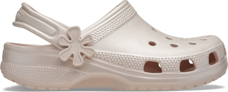 Image of Crocs Kids Classic Pearl Shine T BFr Clogs Quartz C4