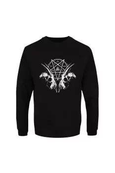 Image of Goat Skull Pentagram Sweatshirt