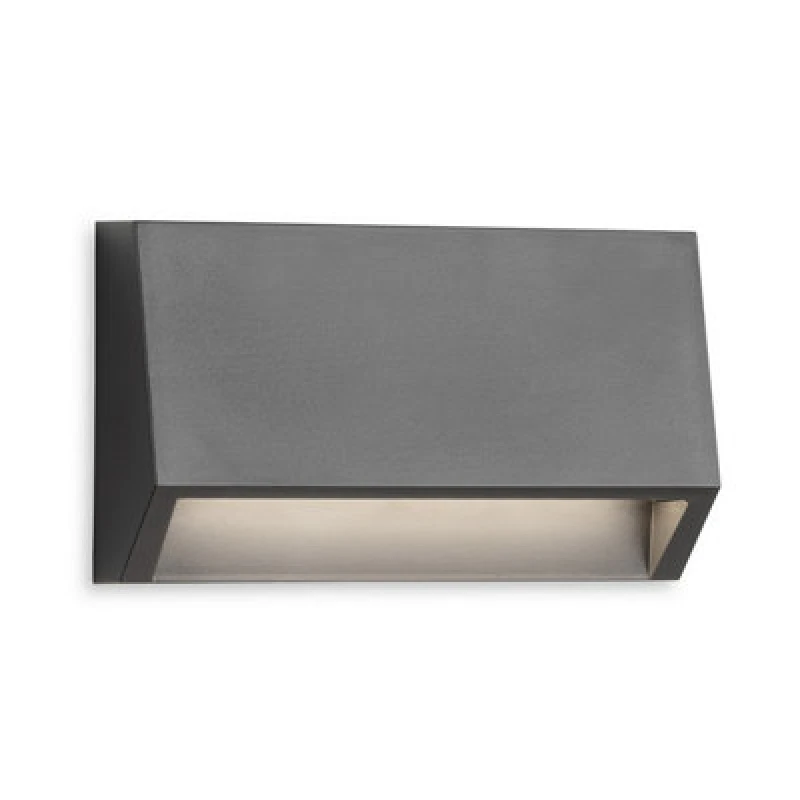 Image of Luminosa Lighting Luminosa Remo Flush Resin Wall & Step Light Graphite 1.5W LED 80Lm 3000K Ip65